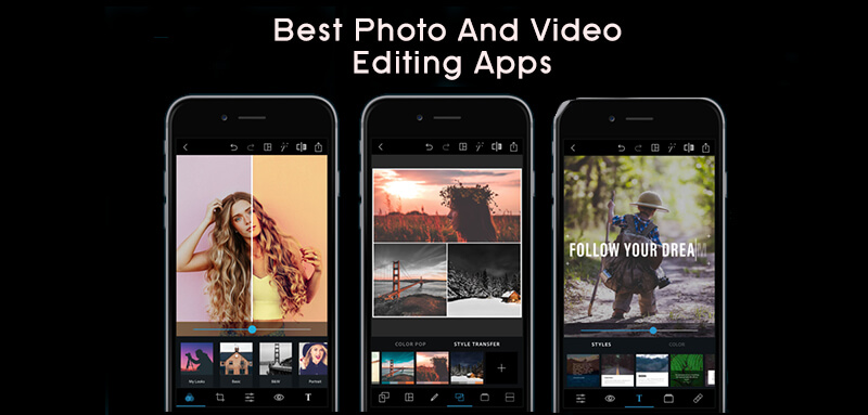 Photo and video editing apps