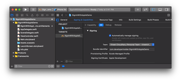 iOS App Development Tips : How to integrate “Sign In with Apple Button” in your Apps?