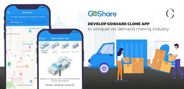 Develop GoShare Clone app to conquer on-demand moving industry