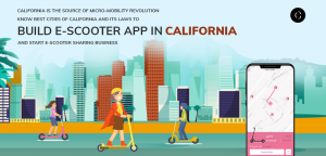 build e-scooter app in California